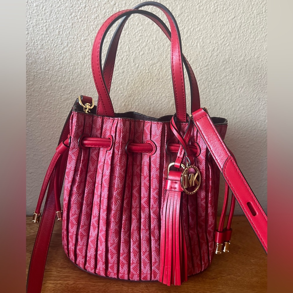 Michael Kors Crossbody leather Red tote/bag